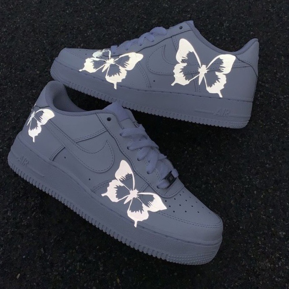 SIZES AVAIL Custom Holographic Nike Air Force 1’s